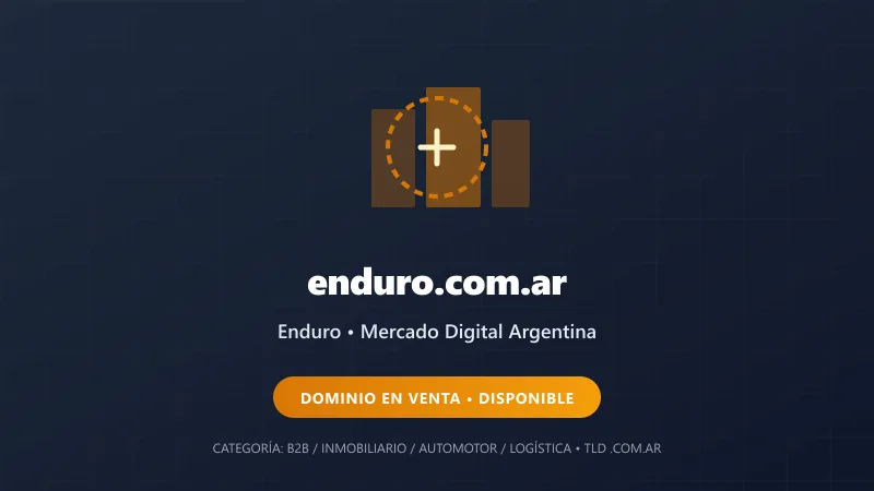 Identidad gráfica y activo digital para Enduro en Argentina